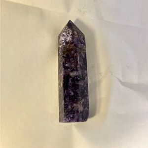 Purple Charoite Raw Healing Crystal Point Stone Specimen Wand
